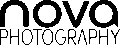 Logo de color negro con fondo balnco con el nombre nova